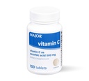 MAJOR Vitamin C-500 mg Askorbinska kislina - vitamin C tablete - prehranska dopolnila - 100 število (1 pakiranje)