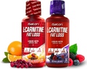 iSatori L-Carnitine 1500, tekoči L-karnitin z acetil L-karnitinom, mešanim okusom jagod (24 strežb) in plažo Malibu Flavor (24 strežb)