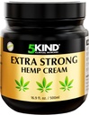 5kind ekstra močna konoplja krema 16.9 fl oz- Največja moč - naravni blažilni relief - Muscle Rub za spodnji del hrbta, sklepov, vratu, kolen in ramen - Največja moč konoplja krema