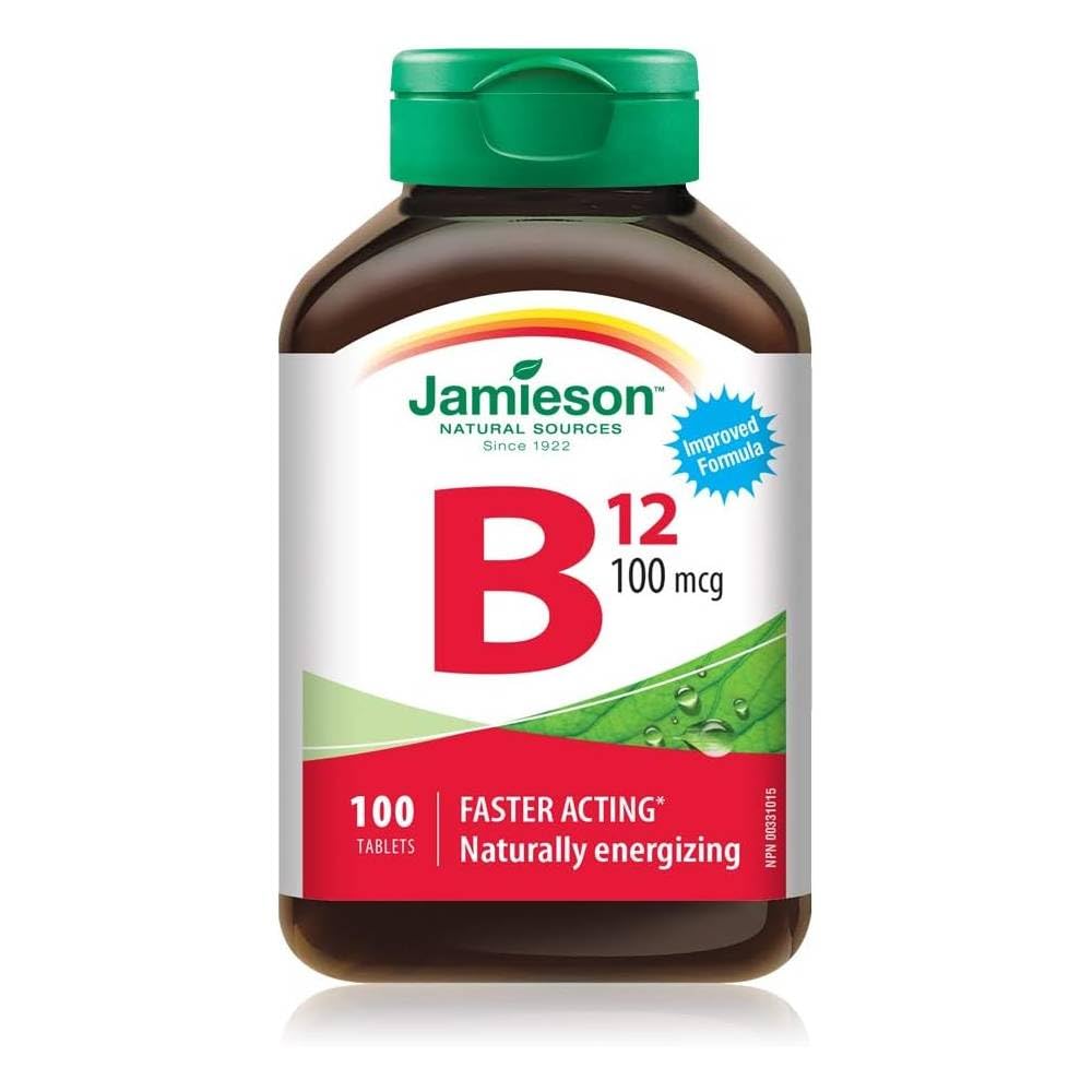 Jamieson B12 100 μg (METHILKOBALAMIN), 100 tablet