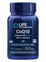 Life Extension Super-Absorbable CoQ10 (Ubikinon) z d-Limone, Heart Health Supplement, lajša splošno utrujenost, oksidativno Stress Defense, 50 mg, Non-GMO, Gluten-free, 60 mehkih