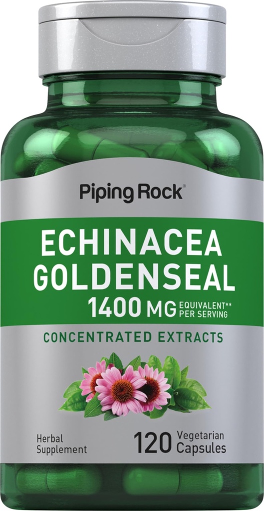Piping Rock Echinacea Goldenseal Kapsule 