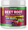 Pesa korenski dušikov oksid v prahu dodatek - Organska rdeča pesa Super Food Performance Booster za cirkulacijo, energijo, Stamina, pretok krvi in zdravje srca - Vegan, Non-GMO - Berry Flavor - 30 Servings