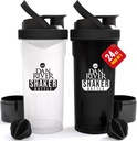 DAN RIVER 2-Pack Shaker steklenica 