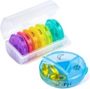 Tedenske tablete Organizator, Chrxbei 3 krat na dan tablete primeri Organizatorji 7 dan, Debeli tablete tablete škatla z 21 Velikih oddelkov, BPA brezplačno Medicine Organizator obdržati vitamin, dodatki, ribje olje