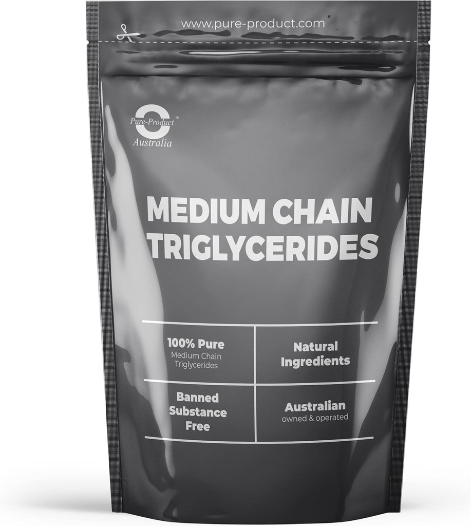 Čisti izdelek Avstralija - Srednje verige trigliceridi (MCT olje v prahu) 2,2 lbs - Vegetarijansko prijazno