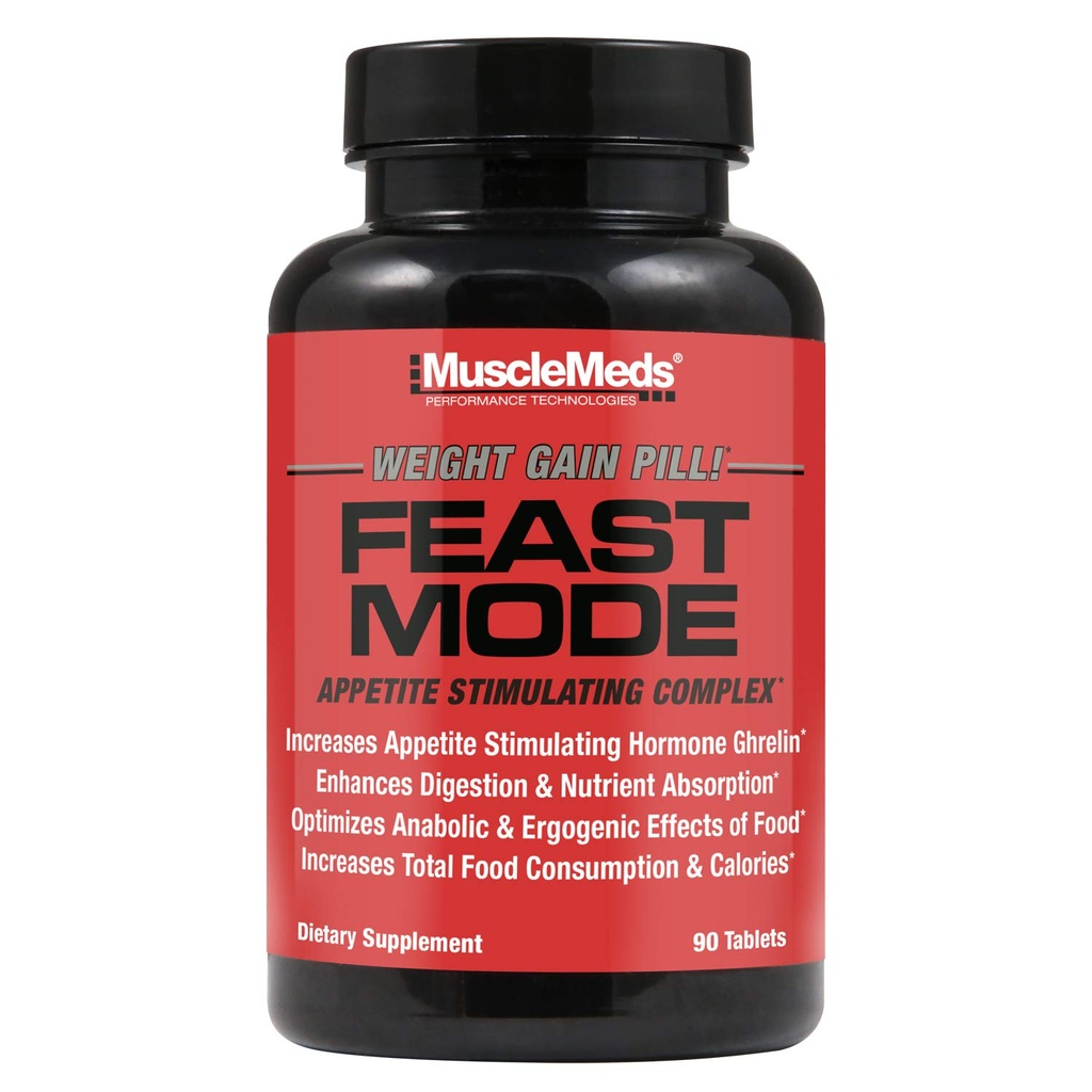 MuscleMeds Fast Način Appetite Stimulant Teža pridobivanje tablete Prebavne encimi Varni in učinkoviti 90 Caps, Nearomaded, 90 Število