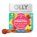 OLY prednatalni multivitaminski gummy, Podpira zdravo rast in razvoj možganov, Folna kislina, Vitamin D, Omega 3 DHA, Žvečljivi dodatek, Citrus Berry Flavor, 30 Day Supply - 60 Count