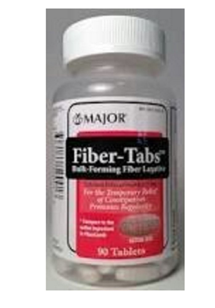 MAJOR Fiber- Tabs tablete 500 Mg - tablete za ženske in moške - občasno zaprtje Relief za odrasle - 90 tablet - pakiranje po 6