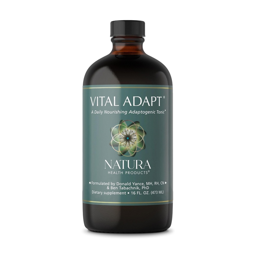 Nature Health Products Vital Adapt dodatek - Dnevno Hranilna Adaptogen Tonik za Endokrine Funkcija Podpora - Featuring Rhodiola, Ashwagandha, Cordyceps, Reishi (16 Fluid oz)