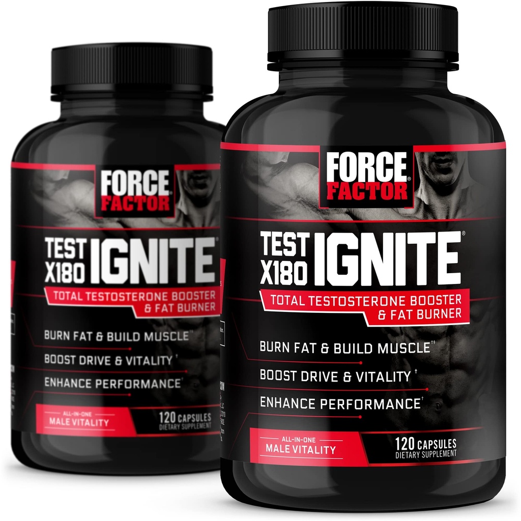 Preskus FORCE FACTOR X180 Vžig 120ct 2-pak, 240 števec