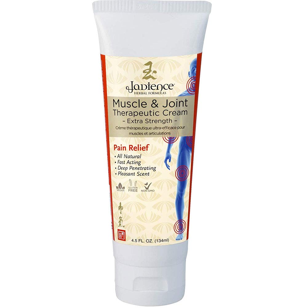 Jadience Muscle & Joint Therapy Pain Relief Cream Analgezija za spodnji hrbet vratu kolena mišice Artritis vnetje bolečine lajšanje in okrevanje Natural Eastern Royal Asian Family Formula 4.5 oz