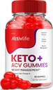ActivLife Keto ACV Gumies - Active Life Keto Apple Cider Vinegar Gumies, ActivLife Keto + ACV Gumies ActiveLife Advanced 1000mg Formula (1 Pack - 60 Gumies)