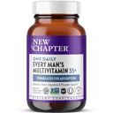Novo poglavje Moški multivitaminski 50 Plus za možgane, srce, prebavne motnje, prostate in imunske podpore z 20+ Nutrienti + astaksantin - vsak moški enkrat dnevno 55+, Nežno na želodec - 96 ct