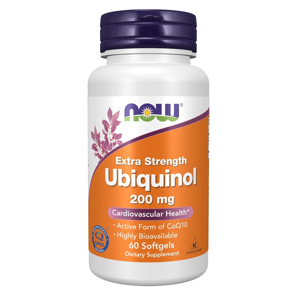 Zdaj dopolnila, Ubikinol 200 mg, visoka biološka razpoložljivost (aktivna oblika CoQ10), 60 Softgels