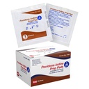 Dynarex Povidon-jodine Prep Pads, nasičen s Povidon Iodine 10%, Medical-stopnje Antiseptične krpice, ki se uporabljajo za pripravo Prepping Prior Minor Postopki, Medium, 1 Primer 100 Prep Pads