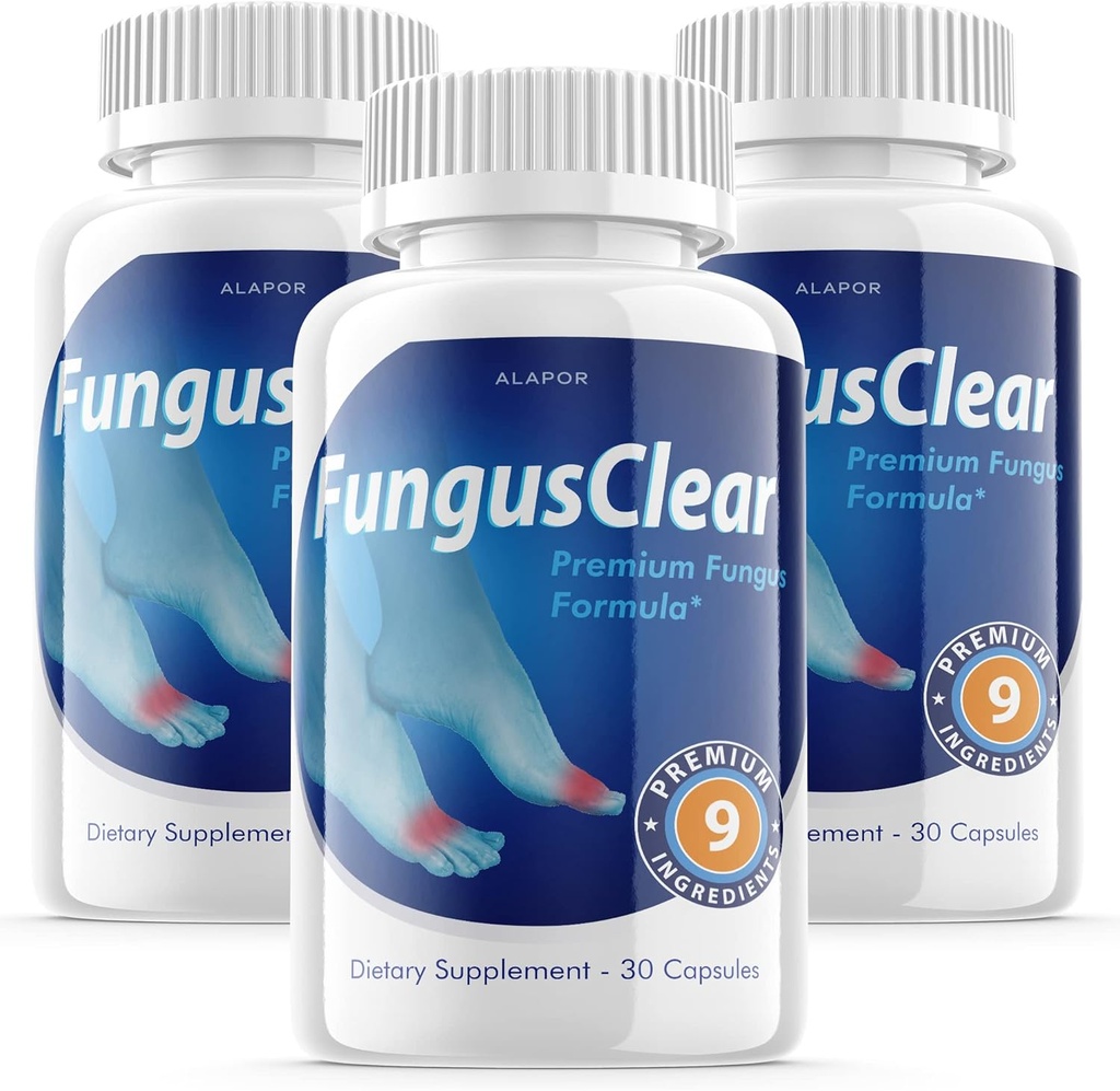 (3 paket) Fungus Clear - Probiotične tablete, Advance Formula Fungusclear kapsule, Max, za 90 dni dobave.