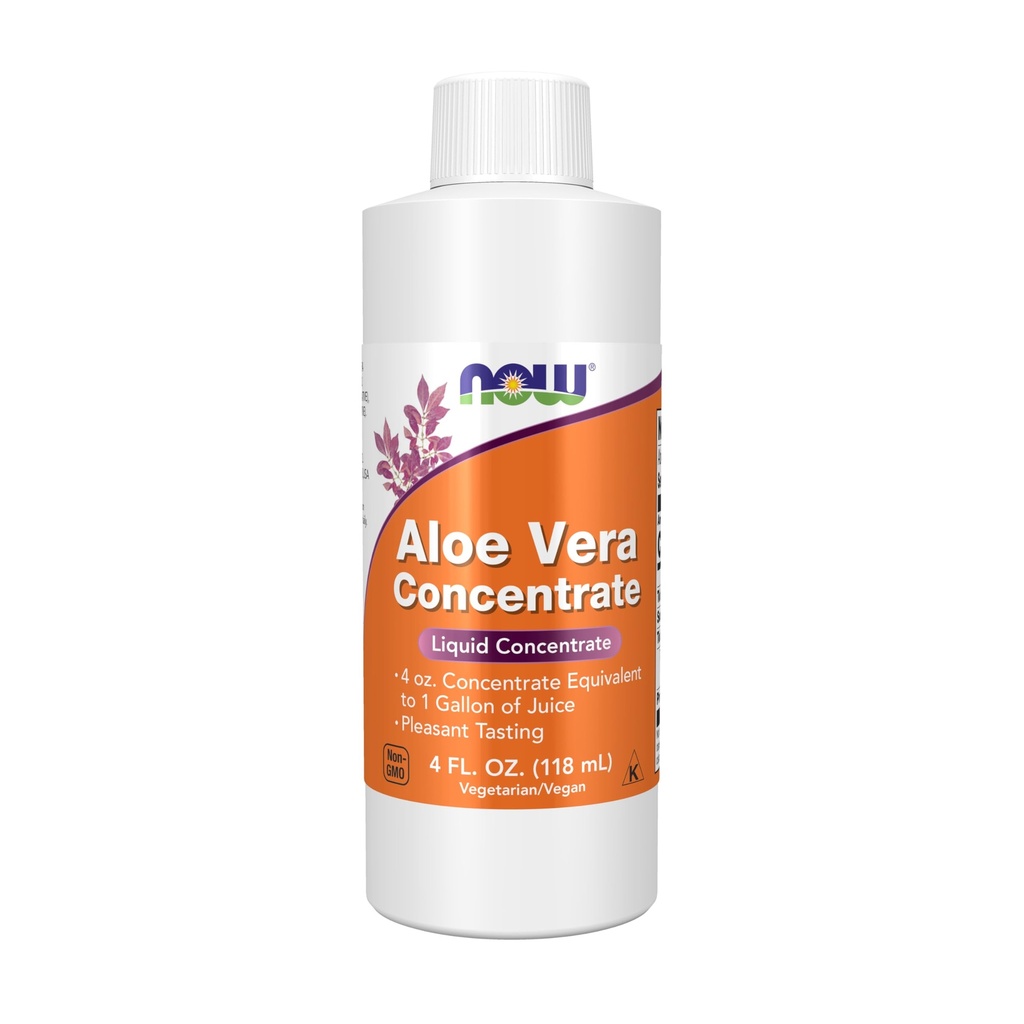 Zdaj prehranska dopolnila, Aloe Vera koncentrat (40:1 koncentrat vsebuje aktivne polisaharide), 4-ounce