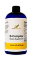 Vitamin B-kompleks,Super B Kompleksni vitamini z vitaminom C Tekoči, 16 oz - Vsi vitamini B Vključno z B1, B2, B3, B5, B6, B7, B9, B12, Folno kislino, Niacin, Biotin, Alkohol-free - Herb-Science