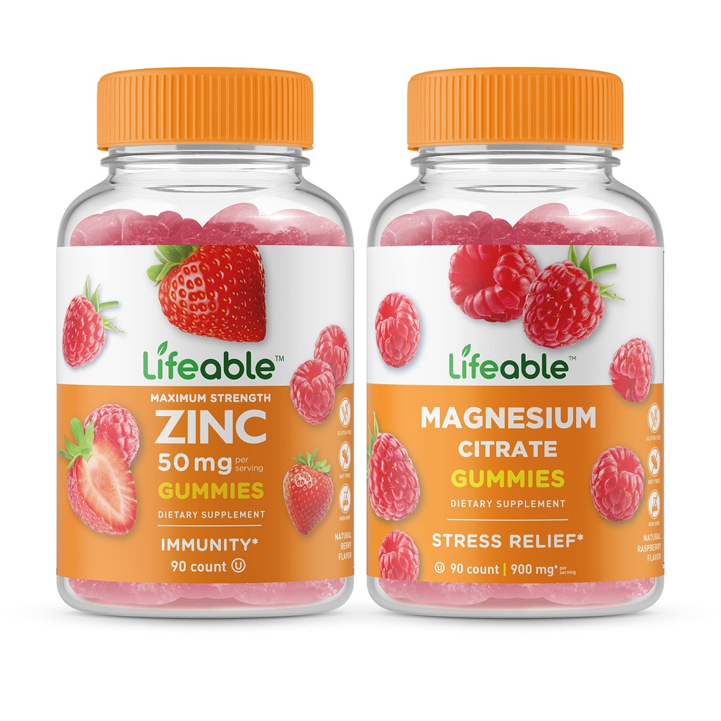 Življenjski cink 50mg + magnezij, Žvečljivi gumi