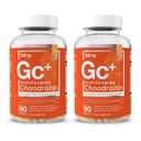 Esencialni elementi Glukozamin Chondroitin MSM Boswellia Serrata Hyaluronic Acid dodatek skupna podpora Antioksidant dodatek za prilagodljivost - 180 kapsul (2-Pack)