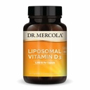 Dr. Mercola Liposomal Vitamin D3 - podpira zdravje srca, kosti in imunskega sistema - 5000 i.e. na serviranje - brez GMO, brez soje in glutena - 30 kapsul (30 kapsul)