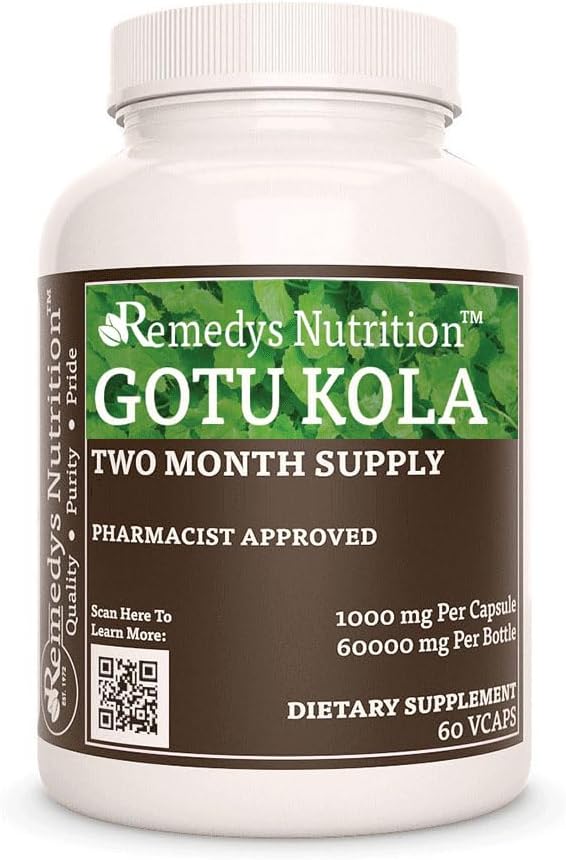 Remedyjeva prehrana Gotu Kola (Brahmi) 