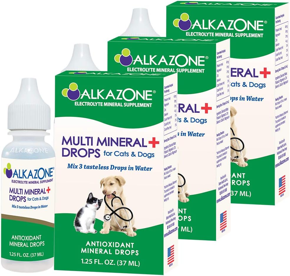 Alkazon Alkaline Več mineralnih kapljic za mačke in pse 