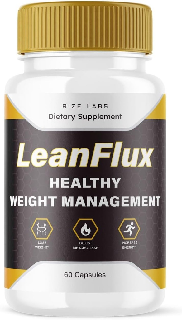 Rize laboratoriji LeanFlux - Lean Flux hujšanje za povečanje ravni BAT, Leanflux Mnenja Non-GMO enostaven za pogoltniti dodatne tablete, Pridobiti Brown Adipose opeklina tkivaFat (60 kapsul)