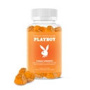 Playboy – Ginseng Gummies (60 Count - Peach Flamored) - Predvajaj težje, Daljše, boljše - Panax Ginseng dodatek Gummy za moške in ženske - 100% naravna, Vegan ne GSO Ginseng koren 6:1 Izvleček