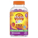 Metamucil Kids Fiber Gumies, Brez dodanega sladkorja, 5g Prebiotična rastlinsko-bazna fiber dodatek mešanica, Mešana jagode arome, 120ct Gumies
