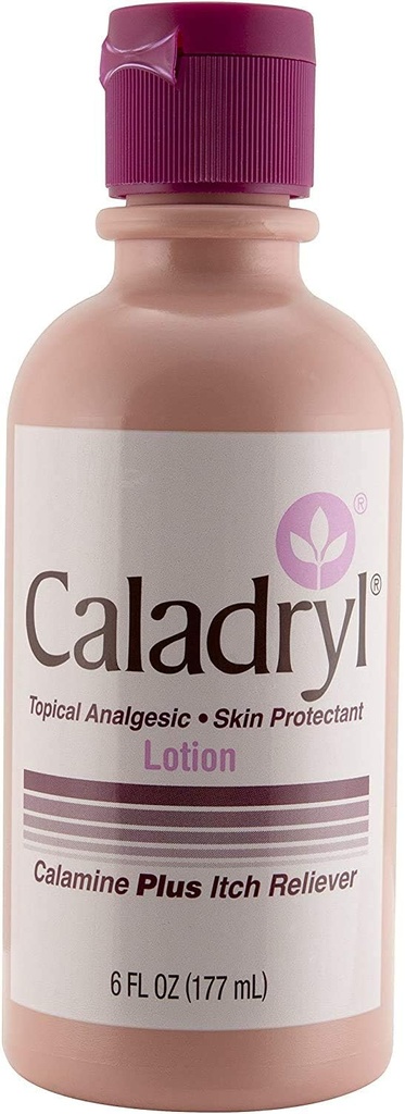 Caladryl Pink Calamine Skin Protectant Plus Srbečica Relief, 6 Ounce steklenička (2 pakiranji (6.0 Ounce))