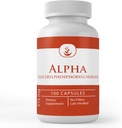 PURE ORIGINAL SESTAVINE Alfa Glicerilfosforilholin (Alpha GPC), (100 kapsul) vedno čist, brez dodatkov ali polnil, laboratorij preverjen