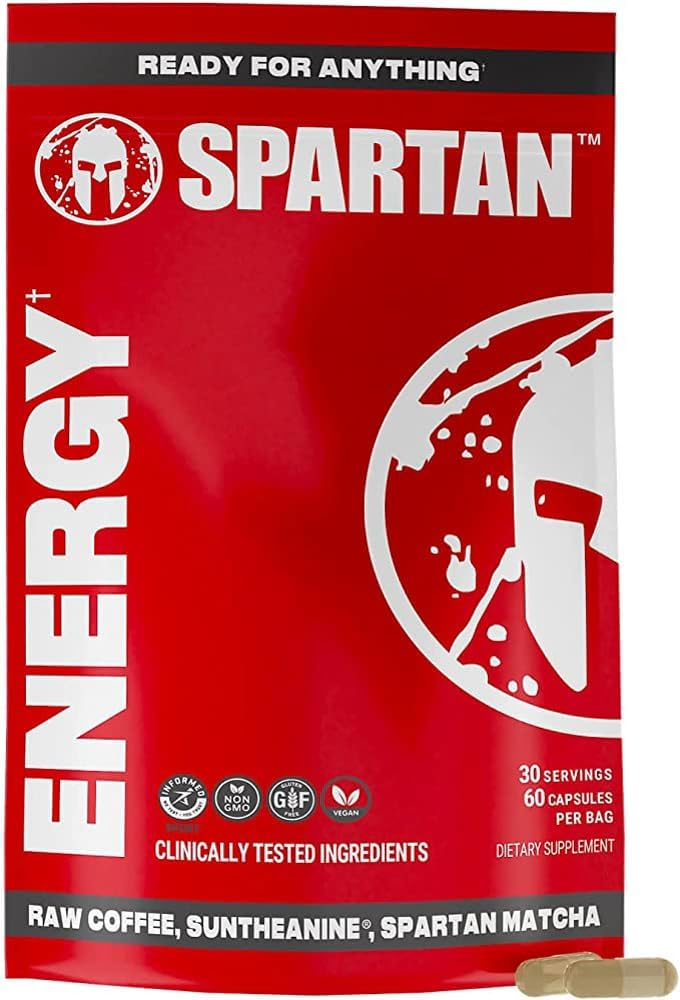 Špartanske, energetske kapsule, dolgotrajna energija, način, kako je mati narava predvidela, Zaščitna mešanica naravnega kofeina, sunteana in organske matche, 60