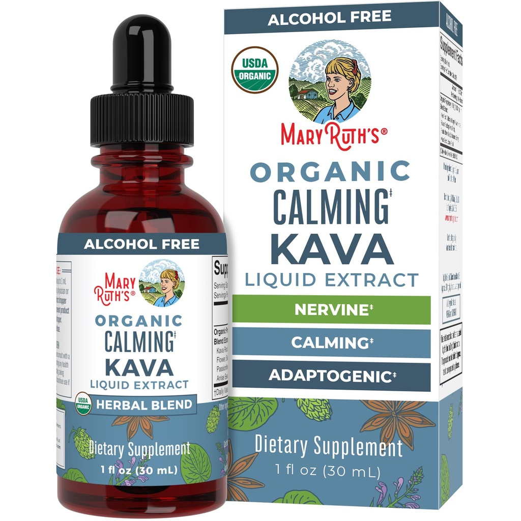 MaryRuth Organics, zeliščni dodatek kapljice, mirnost in sprostitev, paket 1, USDA Kava koren, sladkor/gluten brezplačno, podporo spanje, mir in stres Relief, Vegan, Non-GMO, 30 Servings