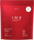 IM8 Daily Ultimate Essentials All-in-1 Multivitaminski dodatek, 92 Nutrient Rich sestavine CoQ10, Probiotiki, Vitamini, Zeleni, GF, Acai Mixed Berry (30 strežnice, Ponovno polnjenje Pouch)