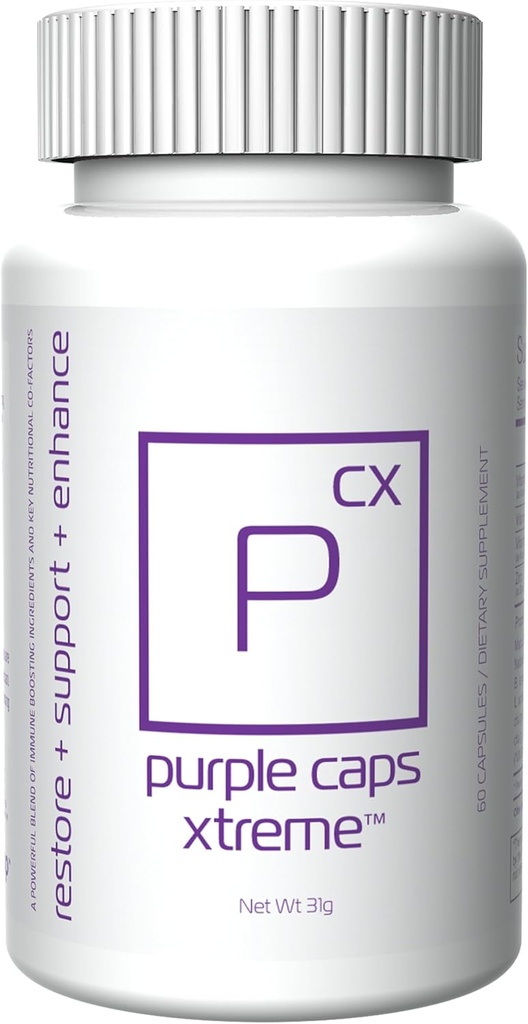 Globalne vijolične kape Xtreme - dopolnilo z vitamini in minerali Rotkin Wellness - 60 kapsul