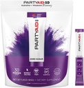 PARTYAID Go Se počutijo dobro nocoj in jutri, Zero Sugar, 5-HTP, B-kompleks, Mlečni osat, Elektroliti, Brez umetnih arom ali sladil, Caffeine-free, 30 Število (Pack od 1)