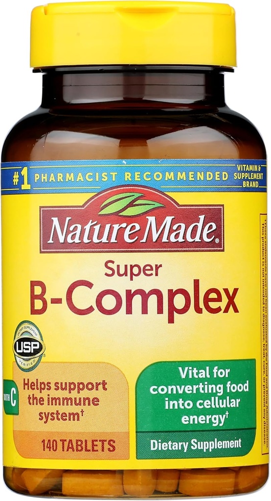 Super vitamin B-kompleks 140 zavihkov