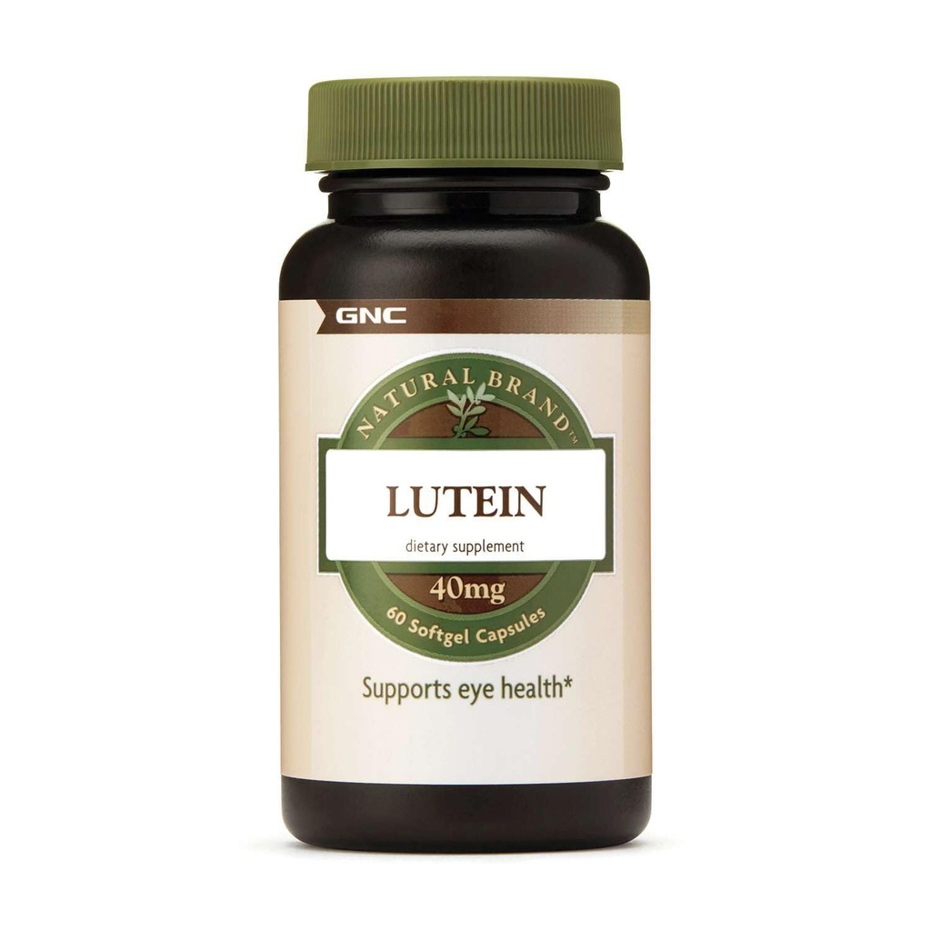 GNC Lutein 40mg, Podpira zdravje oči, 60 Softgels