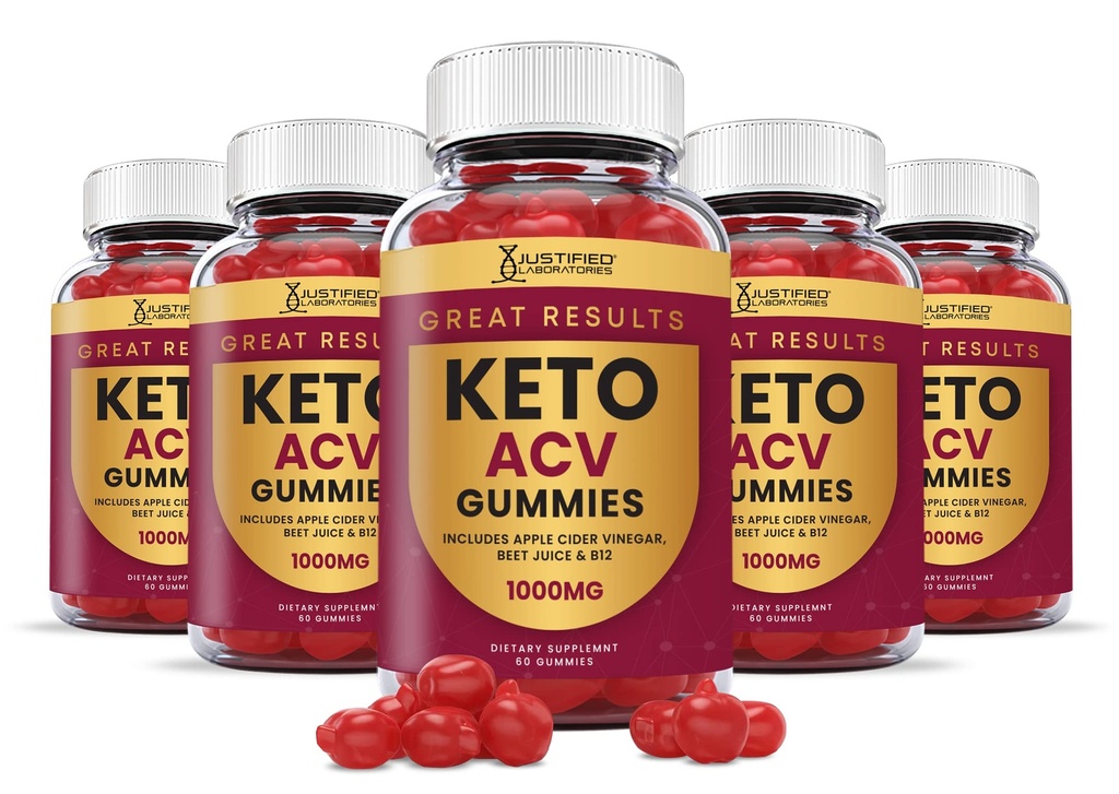 (5 Pack) Great Results Keto ACV Gummies Advanced Formula 1000MG Great Results Keto Gummies Apple Cider Vinegar Oblikovan z Granatni beet Juice v prahu B12 Vegan Non GSO 300 Gummys
