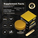 Pure Shilajit Resin 500mg - Največja moč Formula z 85+ Trace minerali & Fulvic kislina za energijo in imunske Wellness - 50g (1 pakiranje)