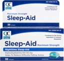 Izbira kakovosti Max Strength Sleep Aid, Night Time Aid Difenhidramin HCI 50 mg, Nenavadno oblikovanje za občasno nespečnost, Enostavno pogoltniti softgels, 32 Count steklenica