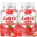 softbear CoQ10 Gumies 400mg koencim Q10 dodatek za odrasle, visoka absorpcija coq10 Plus omega-3, magnezij, vitamin B3 & cink za celično energijo in antioksidant, jagodni okus 120