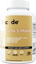 fitcode Ekološki lev Mane Gobe dodatek - Levje Mane gobe Kapsule Nootropics Brain Support dodatek za Focus Memory Claritete in Immunitete Podpora Lev je Mane dodatek