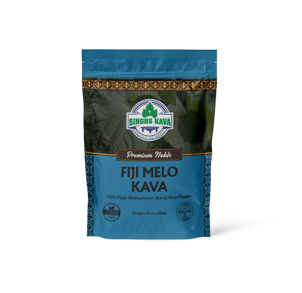 SINGHS Premium Quality Noble Fidžian Kava Root Powder (WAKA) (16 Ounce (paket z 1))