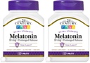 21. stoletje Melatonin 10 Mg Daljša sprostitev, 120 Število (Pack od 2)