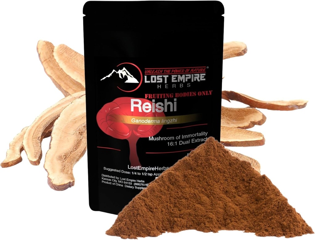 Izgubljeni imperij Zelišča Reishi (Ganoderma Lucidum) goba v prahu 