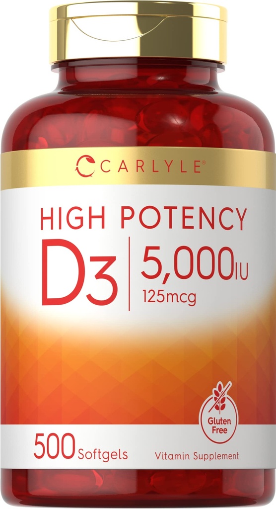 Carlyle Vitamin D3 5000 i.e. softgels 