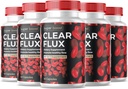 (5 pakiranj) Počisti Flux dodatek Detox čiščenje, Kapsule Čistilo za krvne žile Podpora Napredna formula, ClearFlux kapsule Največja moč vse naravne vitamine zdravje (300 kapsul)